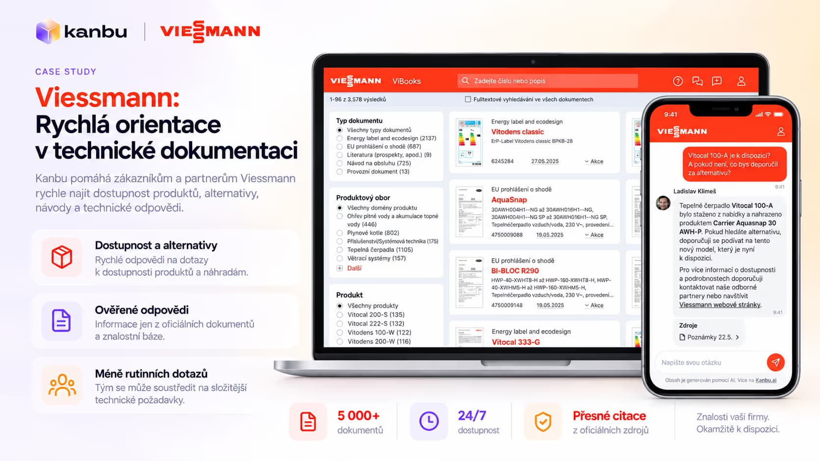 Kanbu over Viessmann technical documentation